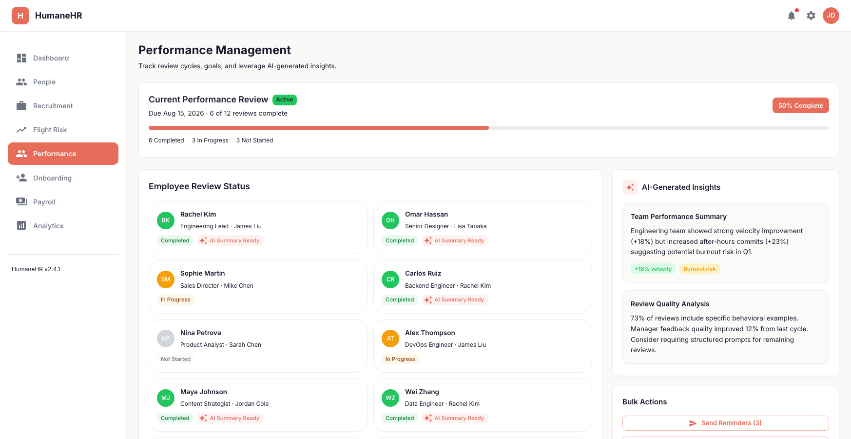 Performance Management
