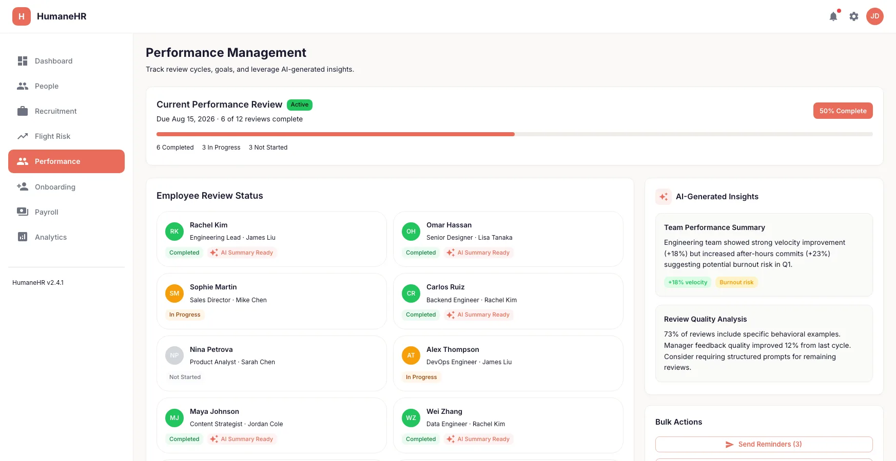 Performance Management