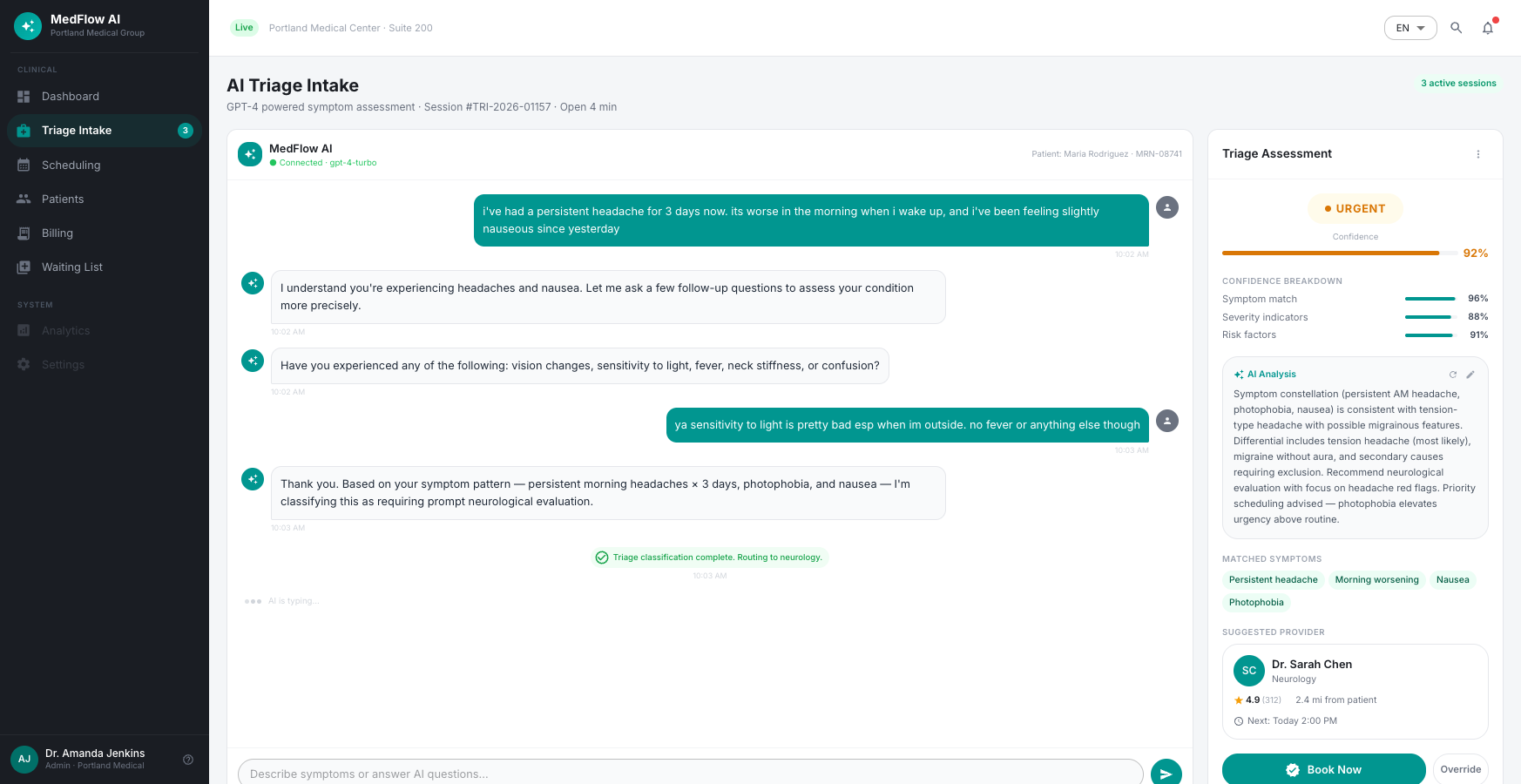 AI Symptom Triage